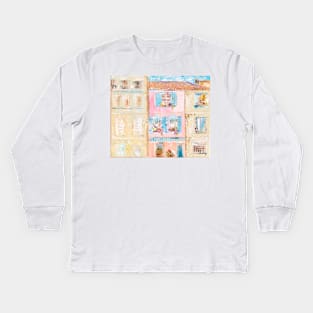 Lovely Houses. Spain Kids Long Sleeve T-Shirt